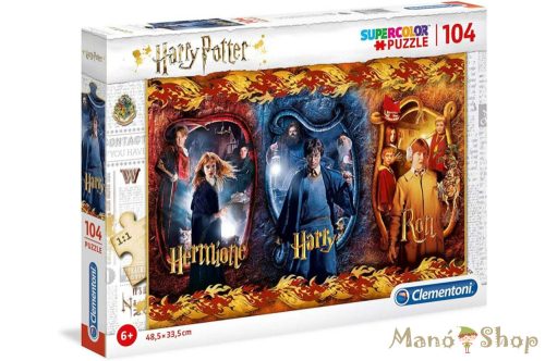 Clementoni - Harry Potter - Hermione, Harry, Ron 104 db-os Puzzle