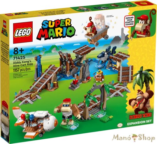  LEGO® Super Mario™ - Diddy Kong utazása a bányacsillében kiegészítő szett 71425
