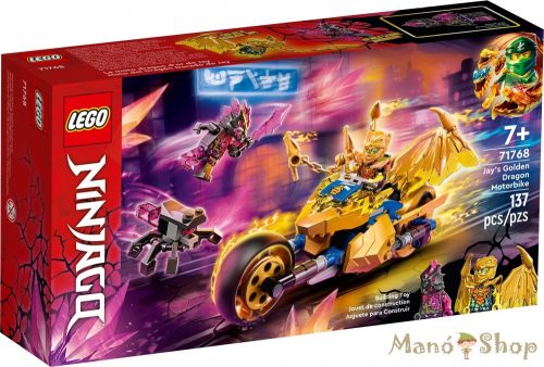 LEGO NINJAGO - Jay aranysárkány motorja