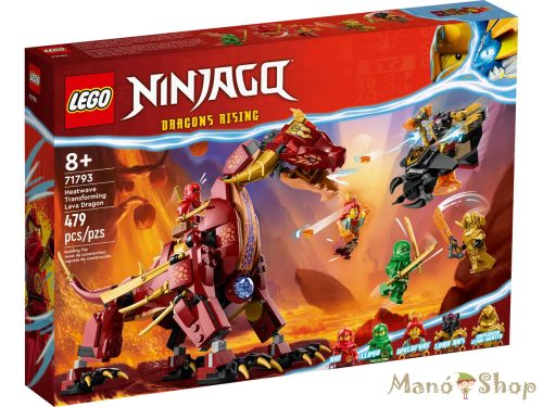 LEGO® Ninjago® - Hőhullám átalakítható lávasárkány 71793