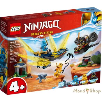 LEGO NINJAGO - Nya és Arin csatája a kis sárkány ellen