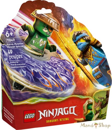 LEGO® NINJAGO® - Nya egy mutáns szörny pörgettyűje ellen (71849)