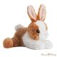Aurora Mini Flopsies: Barna-Fehér nyuszi plüss – 20 cm