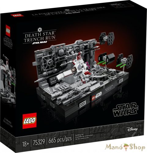 LEGO Star Wars - Halálcsillag árokfutam dioráma