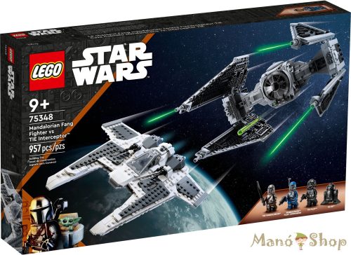LEGO Star Wars - Mandalorian Fang Fighter vs TIE Interceptor