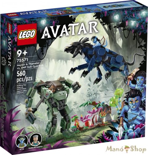 LEGO Avatar - Neytiri és Thanator az AMP Suit-os Quaritch ellen