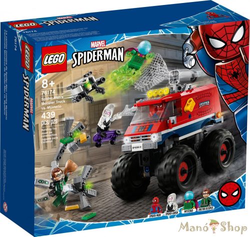 LEGO Super Heroes - Pókember monster truckja vs Mysterio 76174