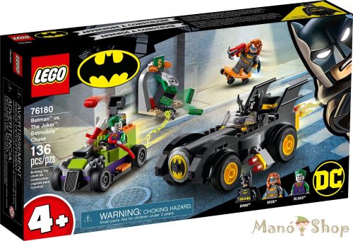LEGO Super Heroes - Batman vs Joker üldözés a Batmobilban 76180