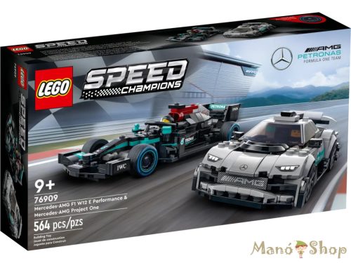 LEGO® Speed Champions - Mercedes-AMG F1 W12 E Performance & Mercedes-AMG Project One 76909