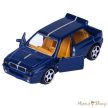 Majorette : Lancia Delta HF Integrale sötétkék fém kisautó nyitható ajtókkal 1/64
