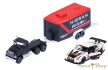 Majorette - Racing Deluxe Trailer - Mack Granite + Nissan GT-R nismo GT3