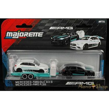Majorette - Mercedes AMG Deluxe Trailer - GLC 63 S & A 35