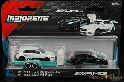 Majorette - Mercedes AMG Deluxe Trailer - GLC 63 S & A 35