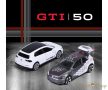Majorette : Volkswagen Golf GTI 50 Years 5 db-os fém kisautó ajándékszett 1/64