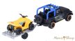 Majorette: City Trailer: Jeep Wrangler utánfutóval és quaddal