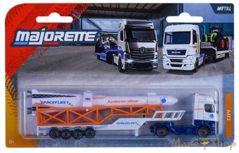 Majorette: City Transporter - Mercedes-Benz Actros Rakétaszállító