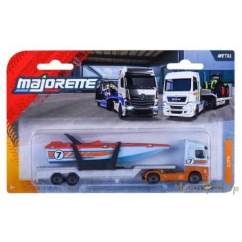   Majorette: City Transporter - Mercedes-Benz Actros Hajószállító