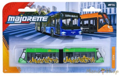 Majorette - City Bus - Avenio Tram (Zöld)
