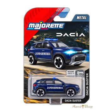 Majorette Dacia Duster Jandarmeria rendőrségi fém kisautó nyitható csomagtartóval 8503100002