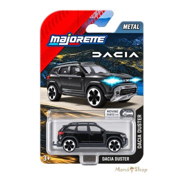   Majorette : Dacia Duster kisautó nyitható csomagtartóval - Fekete