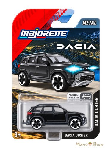 Majorette : Dacia Duster kisautó nyitható csomagtartóval - Fekete