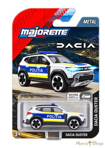 Majorette : Dacia Duster kisautó nyitható csomagtartóval - Politia Rendőrségi