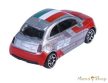Majorette - Racing Cars - Fiat 500 Icon