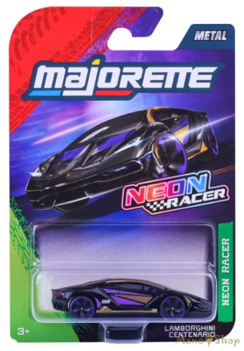 Majorette - Neon Racer Lamborghini Centenario fekete/lila kisautó