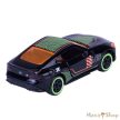 Majorette - Neon Racer Nissan Z fekete/neon narancs-zöld kisautó nyitható ajtókkal