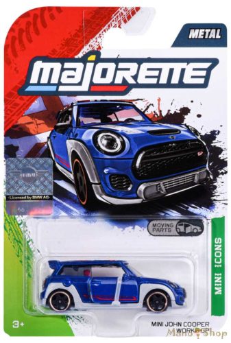 Majorette Mini Icons: MINI John Cooper Works GP kisautó: Kék
