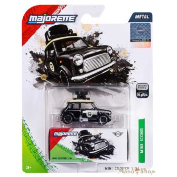   Majorette Mini Deluxe Cars: Mini Cooper 1.3i kisautó: Fekete