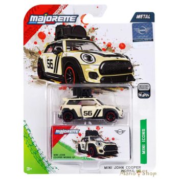   Majorette Mini Deluxe Cars: MINI John Cooper Works GP kisautó: Krémfehér