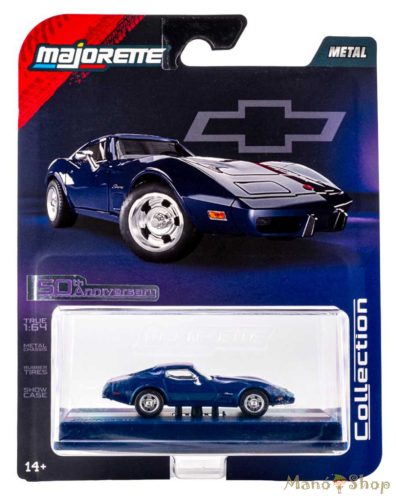 Majorette Collection Series: Chevrolet Corvette C3 kisautó: Sötétkék