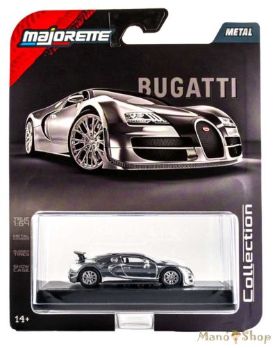 Majorette Collection Series: Bugatti Veyron kisautó: Króm