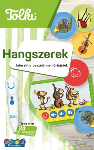 TOLKI Interaktív beszélő memória játék - Hangszerek