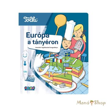   TOLKI Interaktív foglalkoztató könyv - Európa a Tányéron