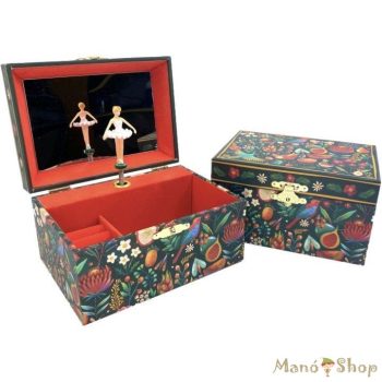 SVOORA - Zenés ékszerdoboz tükörrel - Tavasz