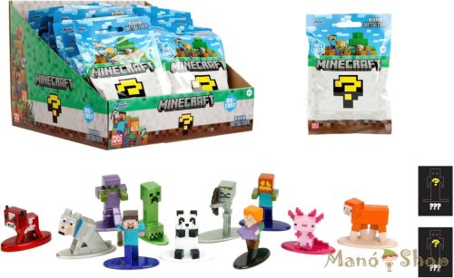 Jada Toys : Nano MetalFigs Minecraft meglepetés fém figura (Mystery Pack)