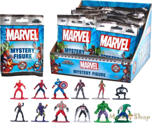 Jada Toys : Nano MetalFigs Marvel meglepetés fém figura (Mystery Pack)