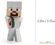 Jada Toys : MetalFigs Minecraft 4 db-os fém figura szett (Steve in Iron Armor, Enderman, Panda, Creamy Llama)