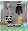 Jada Toys : MetalFigs Minecraft 4 db-os fém figura szett (Steve in Iron Armor, Enderman, Panda, Creamy Llama)