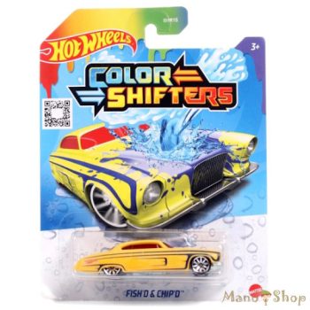   Hot Wheels színváltós kisautó - Fish'D & Chip'D