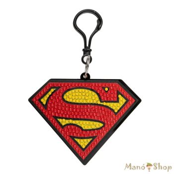   Craft Buddy - Gyémántszemes kirakó táskadísz - Superman - Crystal Art