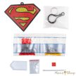 Craft Buddy - Gyémántszemes kirakó táskadísz - Superman - Crystal Art