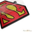 Craft Buddy - Gyémántszemes kirakó táskadísz - Superman - Crystal Art