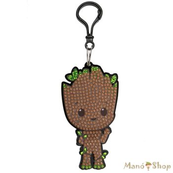   Craft Buddy - Gyémántszemes kirakó táskadísz - Groot "Marvel" - Crystal Art
