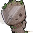 Craft Buddy - Gyémántszemes kirakó táskadísz - Groot "Marvel" - Crystal Art