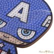 Craft Buddy - Gyémántszemes kirakó - Amerika kapitány "Marvel" - Crystal Art "Series 1"