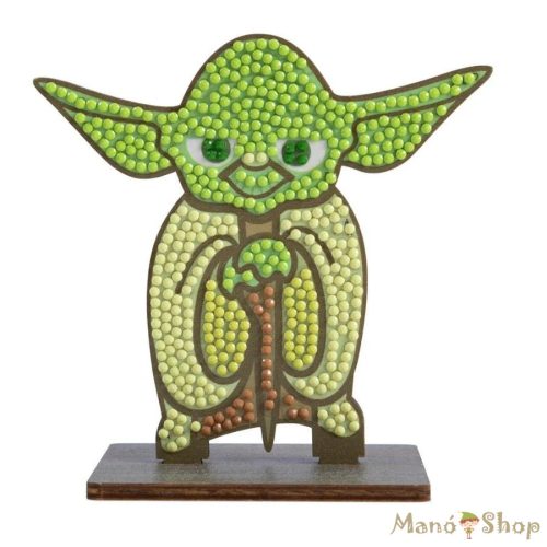 Craft Buddy - Gyémántszemes kirakó - Yoda "Star Wars" - Crystal Art "Series 1"