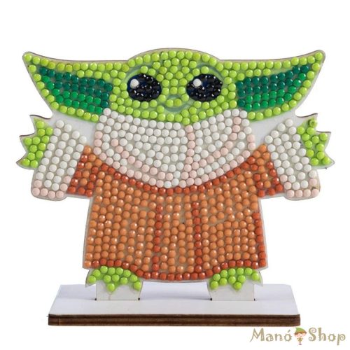 Craft Buddy - Gyémántszemes kirakó - Grogu "Star Wars" - Crystal Art "Series 1"
